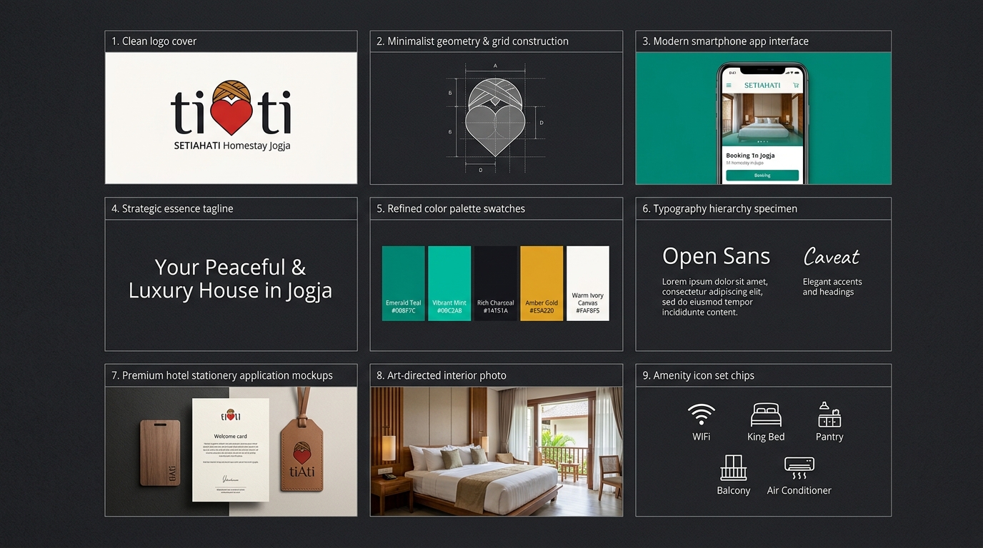 Setiahati Luxury Brand Kit Overview Board